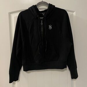 Victoria's Secret Half-Zip Cropped Hoodie FREE WITH PURCHASE